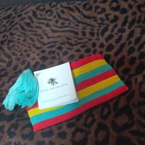 Noonday Collection Boho Beaded Colorful Coin Purse